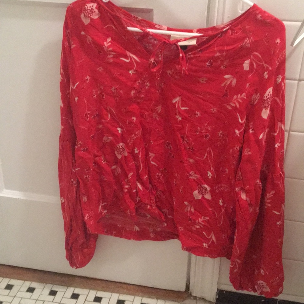 A beautiful red shirt